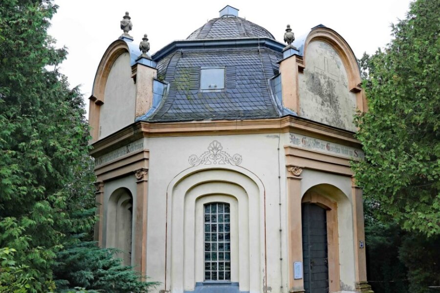 Mausoleum in Blankenhain ist ein Sanierungsfall - Das Mausoleum auf dem Blankenhainer Friedhof.
