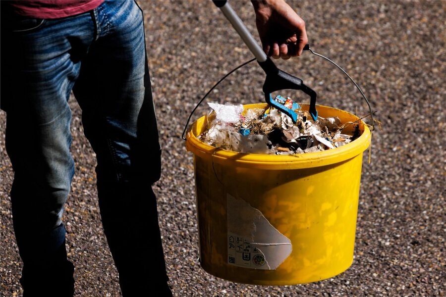 Meeraner putzen ihre Stadt - In Meerane wird am Samstag Müll eingesammelt.
