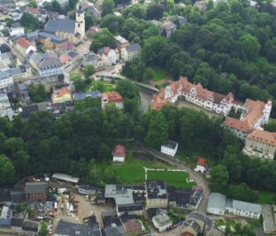 Luftaufnahme von Glauchau