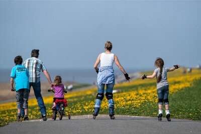 Mehr als jedes vierte Kind in Sachsen ist Einzelkind - Familienausflug auf dem Land: In Sachsen geht der Trend zum Drittkind.
