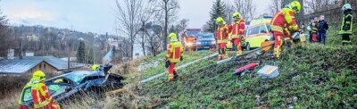 Mehrere Verletzte bei Unfällen im Altkreis Annaberg - Ein Verkehrsunfall hat sich am Donnerstagnachmittag in Bärenstein ereignet.