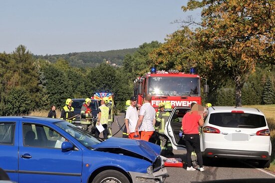 Mehrere Verletzte bei Unfall in Lichtenstein - 