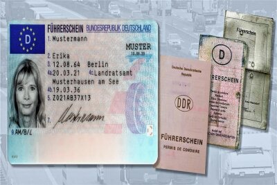 Mehrzahl der Erzgebirger hat noch alten Führerschein - Die alten Führerscheine werden Schritt für Schritt durch das neue EU-Dokument ersetzt. 