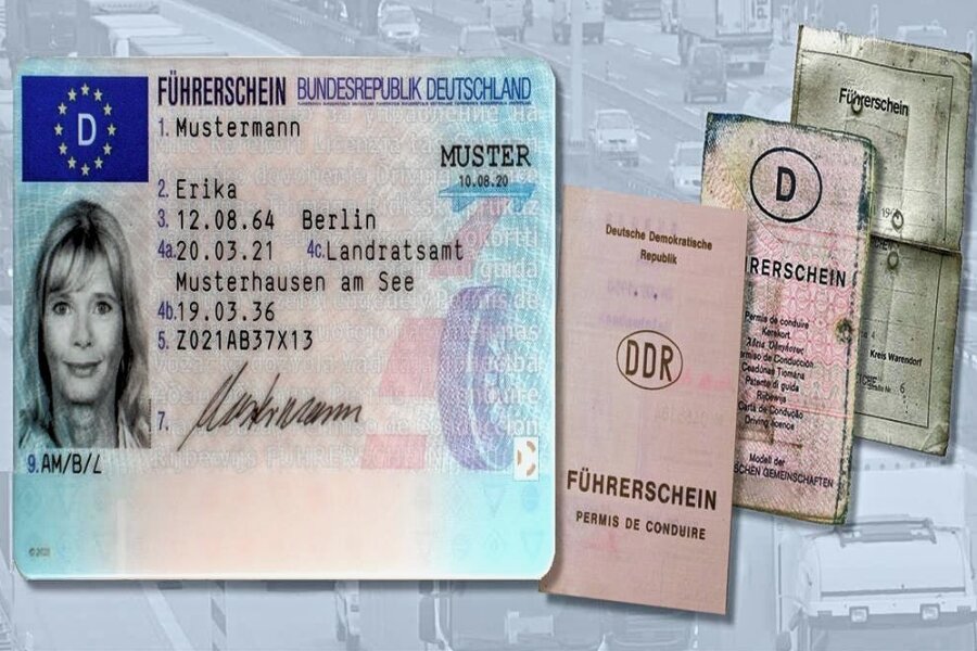 Mehrzahl der Erzgebirger hat noch alten Führerschein - Die alten Führerscheine werden Schritt für Schritt durch das neue EU-Dokument ersetzt. 