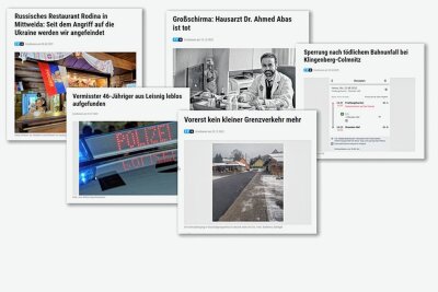 Meistgeklickt in Mittelsachsen: Das interessierte die Leser 2022 online am meisten - Diese Geschichten und Nachrichten aus dem Raum Mittelsachsen wurden im Jahr 2022 am meisten geklickt. 
