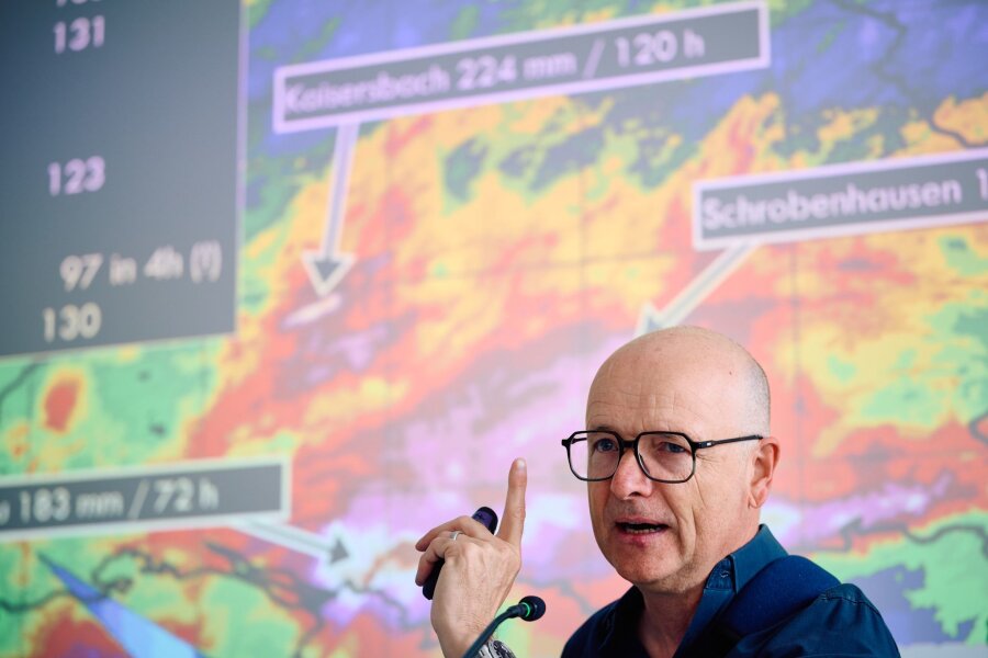 Meteorologe beklagt überforderte Prognosemodelle - Meteorologe Karsten Schwanke auf der Fachmesse "112Rescue" in Dortmund.
