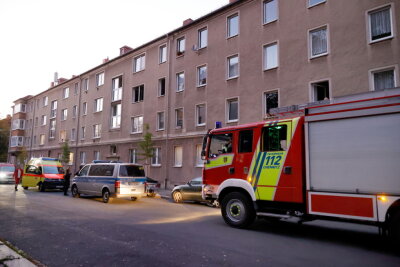 Mieterin stirbt in verqualmter Wohnung in Chemnitz - 