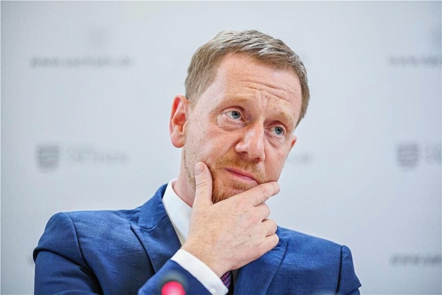 Ministerpräsident Kretschmer äußert sich zu Angriff auf Lokführer im Erzgebirge - Sachsens Ministerpräsident: Michael Kretschmer (CDU).
