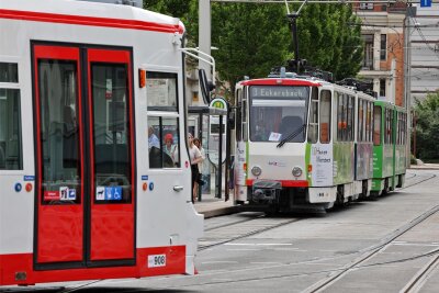 Mit Bus und Bahn zum Zwickauer Stadtfest: SVZ bieten mehr Fahrten an - Die Straßenbahnen werden während des Stadtfestes wohl voller sein als sonst.