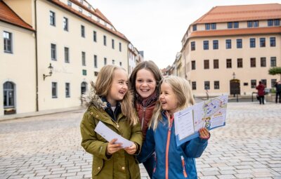 Mit dem Kinderstadtplan in Freiberg auf Entdeckertour - 
