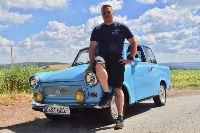 Mit dem Trabi in vier Wochen ans Nordkap und zurück: Wie sich ein Chemnitzer darauf vorbereitet - Stephan Téglás will mit "Sigi" dieses Jahr zunächst an die Ostsee fahren. Nächstes Jahr will er es mit dem Trabi bis ans Nordcap schaffen. 
