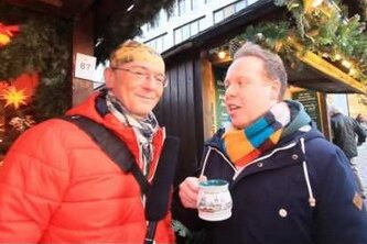 Mit Oli & Pierre... auf dem Weihnachtsmarkt Chemnitz - 