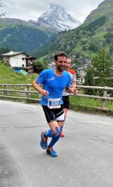 Mittelsachse läuft am "Schönsten Berg der Welt" im Vorderfeld mit - Beim Marathon in der Schweiz geht es praktisch nur bergauf.