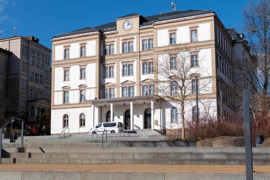 Das Hauptgebäude der Hochschule Mittweida.