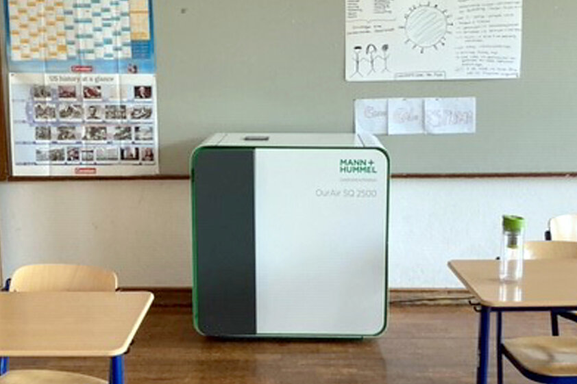 Mobile Luftfilter an Sachsens Schulen: Noch kein Fördergeld ausgezahlt 
