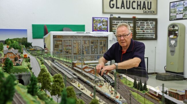 Jürgen Horst - Vereinsvorsitzender der Modellbahnfreunde Glauchau
