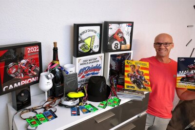 Moto GP: Warum ein Glauchauer jedes Wochenende 2000 Euro ausgibt - René Hecker aus Glauchau ist Moto-GP-Weltenbummler. Er war schon auf fast allen Rennstrecken.