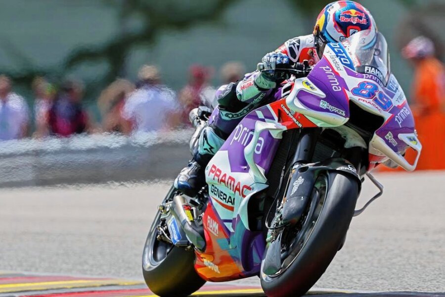 MotoGP mit 360 Sachen über den Asphalt: Die gefährliche Jagd nach dem Topspeed - Jorge Martin, der im Vorjahr auf dem Sachsenring Sechster wurde, ist Topspeed-Rekordhalter in der MotoGP. 