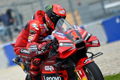 MotoGP-Weltmeister Bagnaia mit Machtdemonstration - Ducati-Werksfahrer Francesco Bagnaia drehte in Spielberg unangefochten seine Runden. 