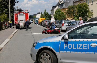 Motorradfahrer verunglückt auf Stelzendorfer Straße - 