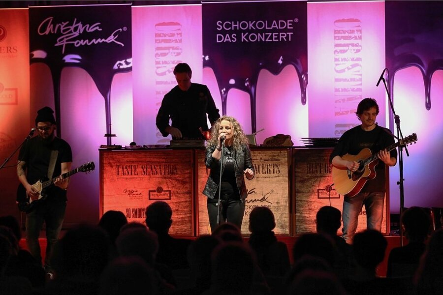 Christina Rommel und ihre Band bei "Schokolade - das Konzert". 