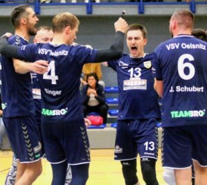 Münchner sind mehr als Pflichtaufgabe - Können die Oelsnitzer Volleyballer um Spielführer Tim Neuber (Nummer 13) am Samstag in eigener Halle wieder einen Sieg bejubeln?