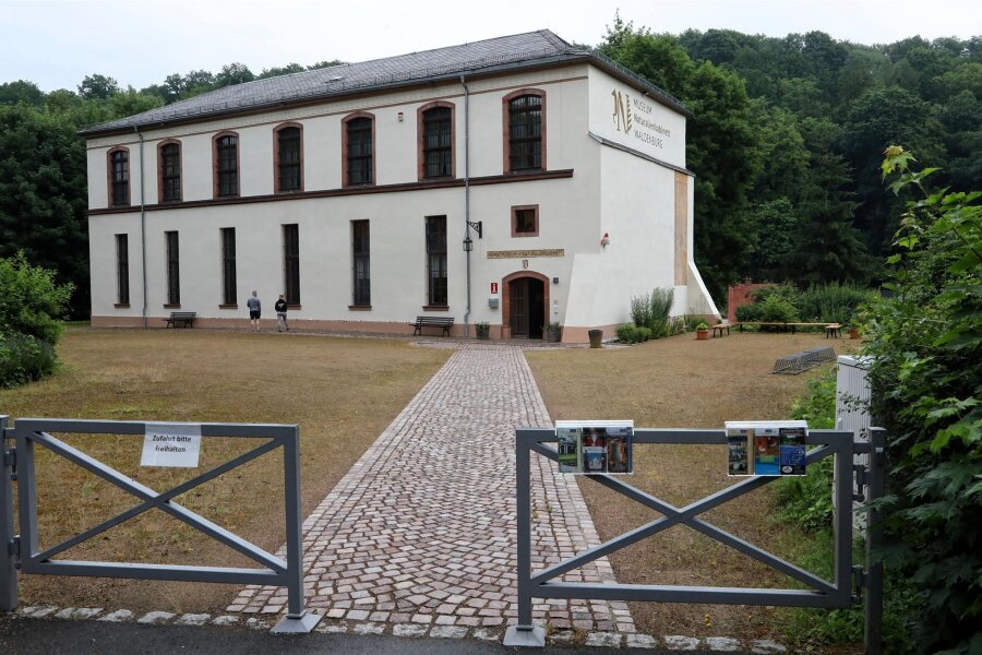 Museum in Waldenburg: Förderverein erhöht im jahrelangen Rechtsstreit den Druck auf das Landgericht - Im Naturalienkabinett kann aufgrund eines Wasserschadens die Begleitausstellung nicht gezeigt werden.