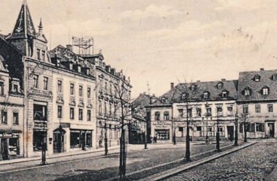 Museum wird erst im April wieder öffnen - Diese Postkarte um 1900 gestattet einen Blick auf das aussehen des Burgstädter Markts.