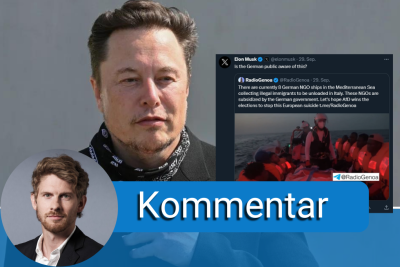 Elon Musk setzt auf die AfD in Deutschland - und spricht sich gegen die Seenotrettung im Mittelmeer aus.