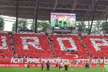 Die Anhänger von RB Leipzig hören am Mittwoch vor der Partie gegen die AS Monaco zum ersten Mal im eigenen Stadion die Champions-League-Hymne.