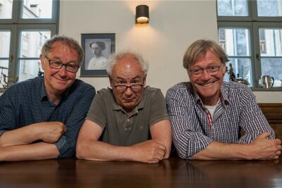 Nach 40 Jahren kein bisschen weise: Zwinger-Trio taucht wieder auf - Peter Kube, Tom Pauls und Jürgen Haase machen seit 40 Jahren als Zwinger-Trio die Bühnen und Säle Sachsens unsicher. 