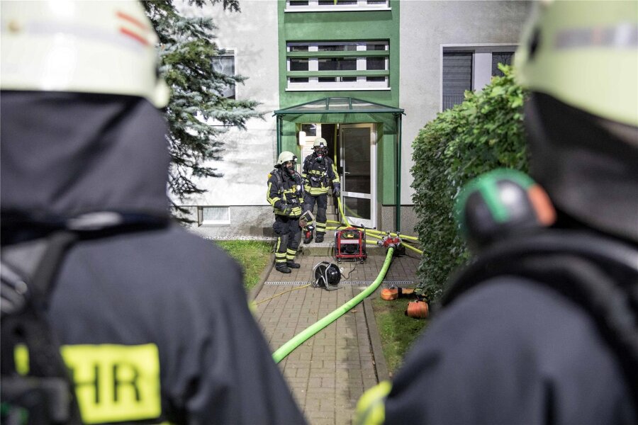 Nach Brand in Freiberg: Wie sieht es jetzt in der Brandwohnung aus? - Im August wurden Rettungskräfte zu einem Wohnhaus an der Maxim-Gorki-Straße in Freiberg gerufen.