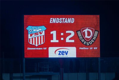 Nach Sachsenpokalspiel zwischen FSV Zwickau und Dynamo Dresden: So fällt die Bilanz der Polizei aus - Im Sachsenpokal-Halbfinale hat der FSV Zwickau am Mittwochabend gegen Dynamo Dresden verloren.