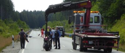 Nach tödlichem Unfall: Angeklagter erhält Geldstrafe - Der tragische Unfall endete für einen Motorradfahrer tödlich. 