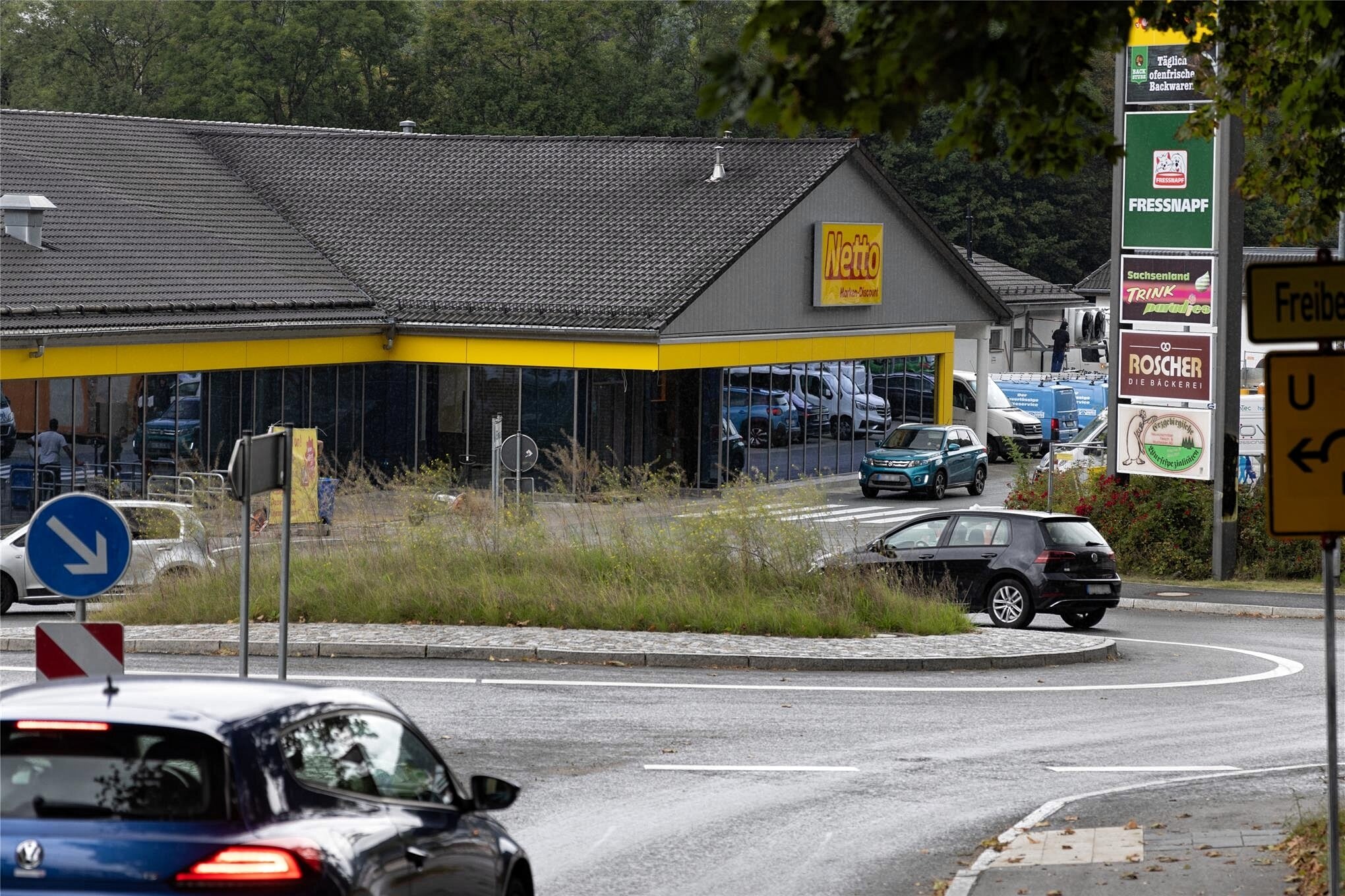 Nach Umbau Wann Netto am unteren Bahnhof in Annaberg wieder