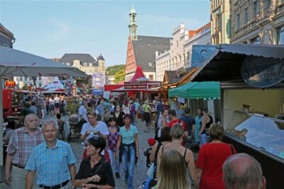 Nach Zoll-Razia: Zwickau kündigt vor Stadtfest Vertrag mit Sicherheitsfirma - Rund 150.000 Besucher kamen 2016 zum Stadtfest nach Zwickau.