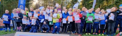 Nachwuchs dank Junior Trophy gut gerüstet für die Loipe - Die Teilnehmer der Junior-Trophy-Erzgebirge 2021. 