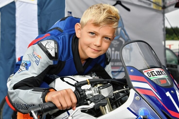 Nächster Schritt nach oben? - Flott unterwegs: Der Königsfelder Danny Hinkelmann wurde im diesjährigen ADAC-Minibike-Cup Gesamtdritter. 