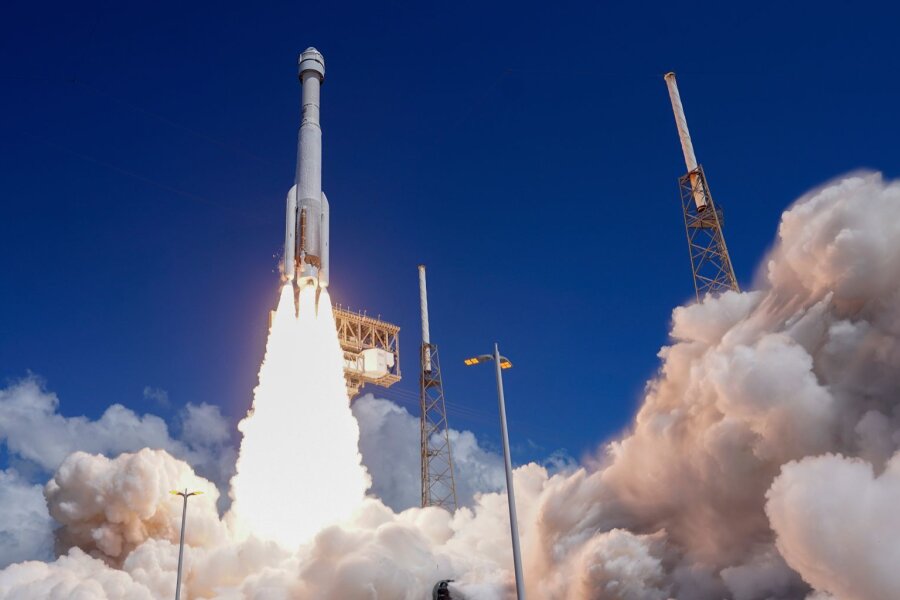 Nasa: Neue Helium-Lecks an "Starliner" entdeckt - Nach jahrelangen Verzögerungen ist das krisengeplagte Raumschiff "Starliner" erstmals zu einem bemannten Testflug zur Internationalen Raumstation ISS aufgebrochen.