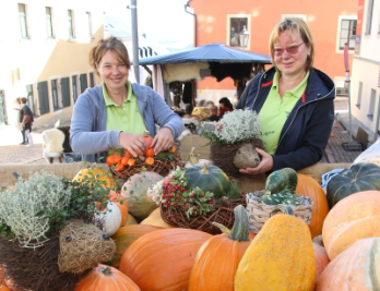 Naturmarkt Augustusburg lockt zahlreiche Besucher an - Kürbisse laden beim Naturmarkt zum Kauf ein. 