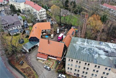 Naturschutzstation Gräfenmühle tourt künftig mit Umweltmobil durch den Landkreis - Die Naturschutzstation Gräfenmühle in Neukirchen aus der Vogelperspektive.
