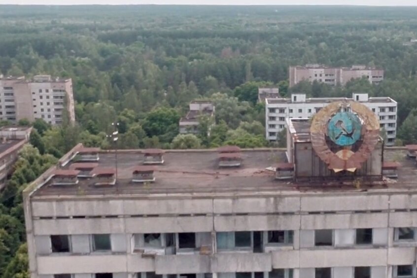 Netzfund: Drohnenflug über die Todes-Zone von Tschernobyl - 