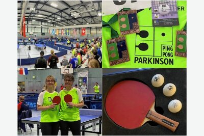 Neu: Tischtennis-Stützpunkt für Parkinson-Erkrankte in Zwickau - Schnappschüsse von den PPP German Open, die im Mai in Bad Homburg stattfanden. 