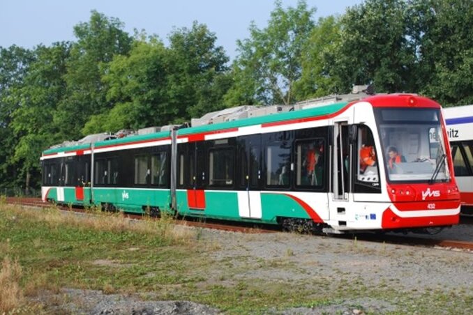 Neue Bahn fürs Chemnitzer Modell vorgestellt - 