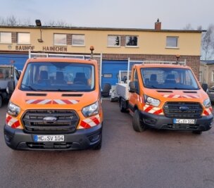Neue Fahrzeuge für den Bauhof - Zwei neue Bauhof-Fahrzeuge sind in Hainichen unterwegs. 