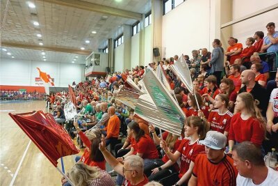 Neue Handballhalle in Zwickau: Dresden dreht Geldhahn zu - Zwickauer Fans müssen eng zusammenrücken, wenn sie in der nicht-erstligatauglichen Halle den BSV Sachsen unterstützen. 