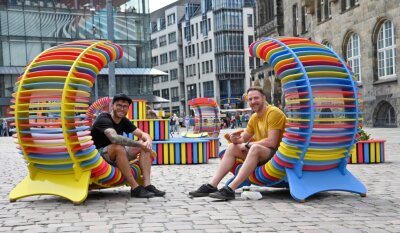 Neue Möbel für den Chemnitzer Marktplatz - 