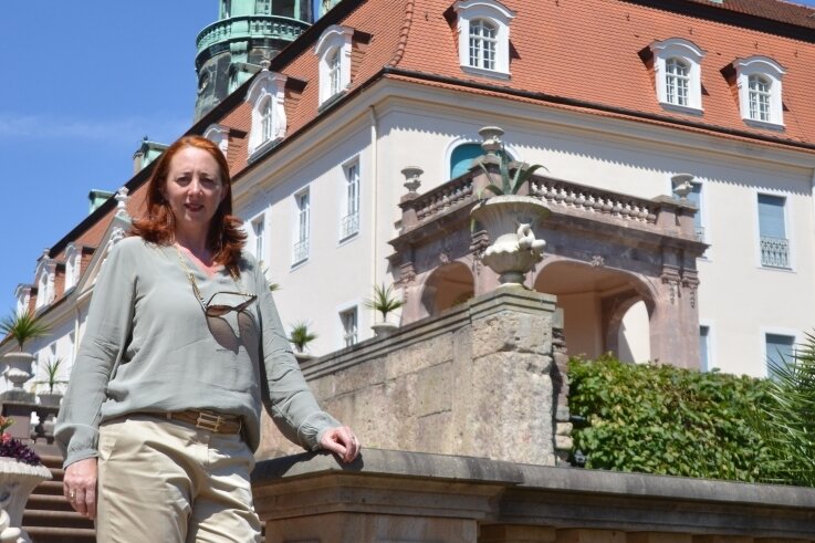 Neue Pläne für Märchenschloss - Will Schloss Lichtenwalde als Ausflugsziel für Familien etablieren: Patrizia Meyn, Geschäftsführerin der Schlossbetriebe.