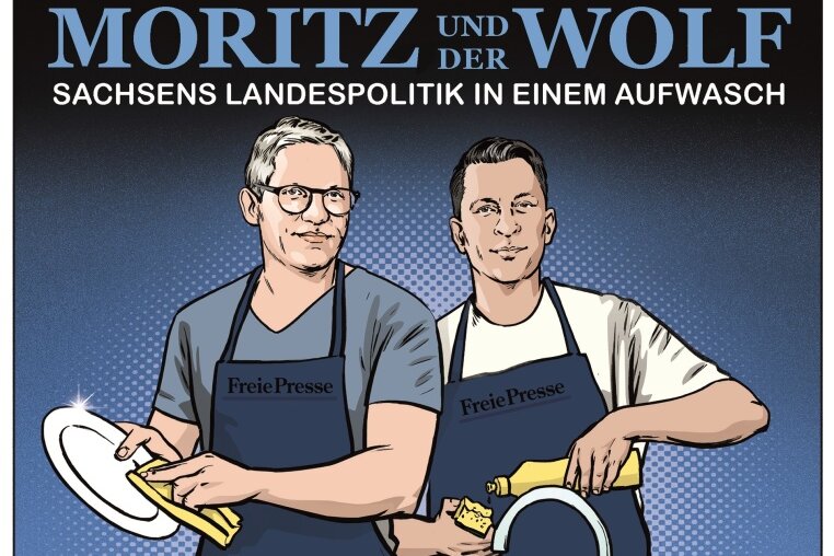 Neue Podcast-Folge "Moritz und der Wolf": Fehlende Fahnen, wählende Kreise, stehlende Banden - 