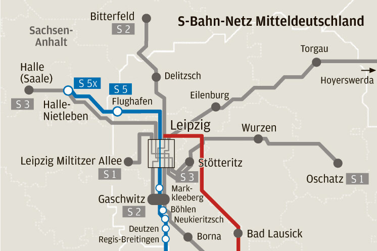Neue S-Bahn lässt Chemnitz links liegen - 